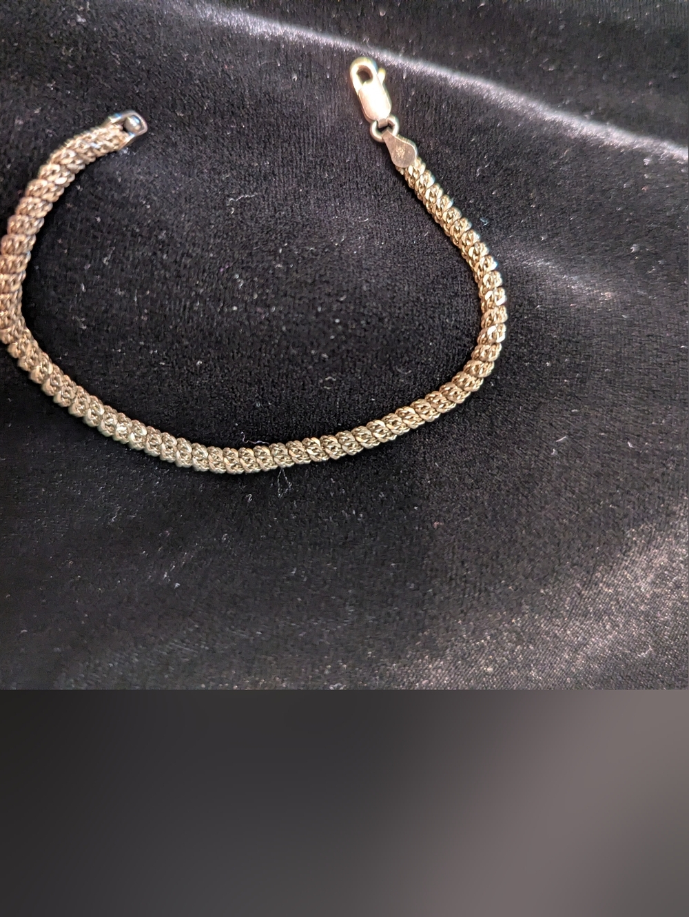 Sterling Silver Rope Chain Bracelet - Women Jewelry